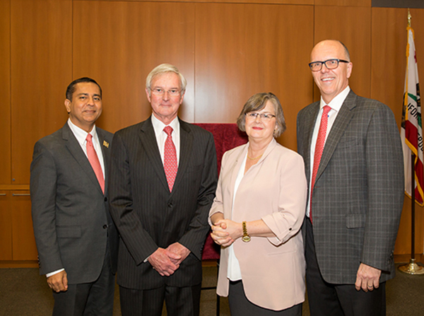 Reception honors new and previous anesthesiology chairs