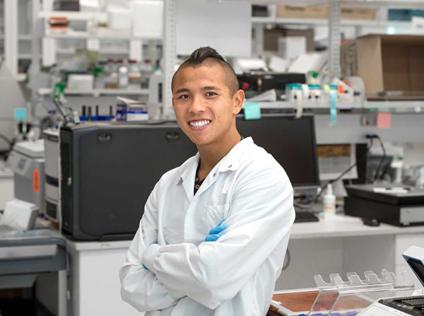 Chris Im is a third-year PhD student in the USC Neuroscience Graduate Program. (Photo/Gus Ruelas)