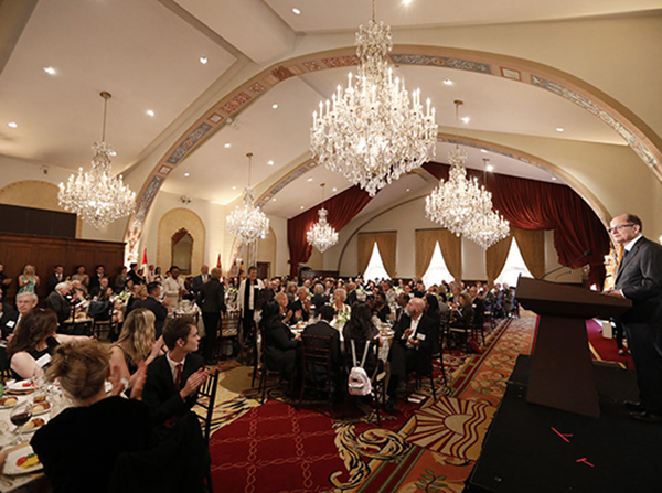 Students, faculty and administrators celebrated the university’s 378th annual Academic Honors Convocation on April 24. (Photo/Steve Cohn)