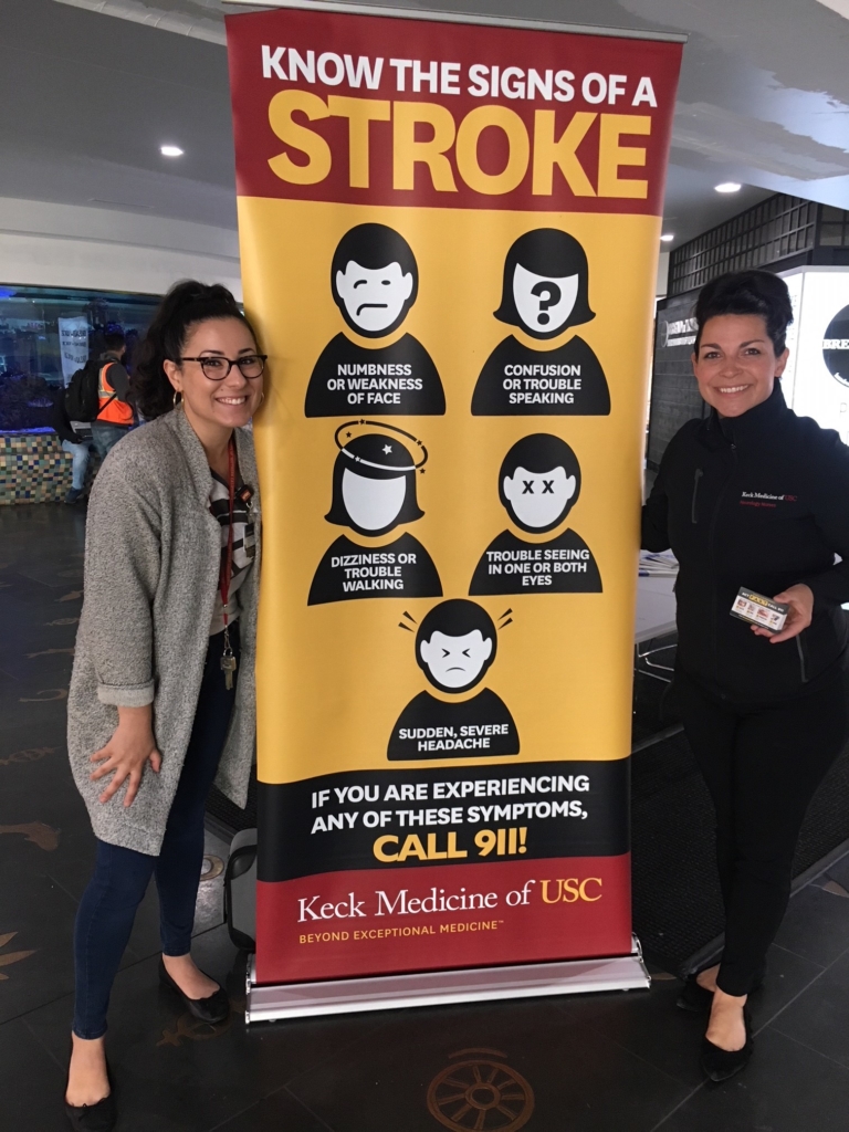 Stroke Education at LA Union Station