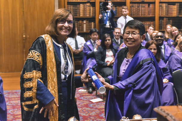 Win May honored with fellowship appointment by the Royal College of Physicians of London