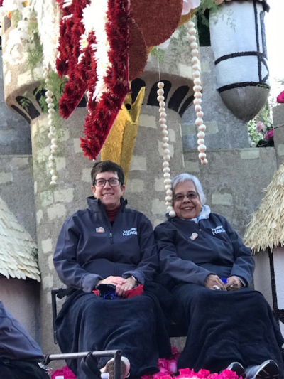 Dean Mosqueda Celebrates Caregivers on Rose Parade Float