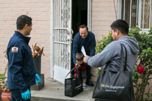 Trojan Eduardo Ibarra helps neighbors living amid coronavirus fear