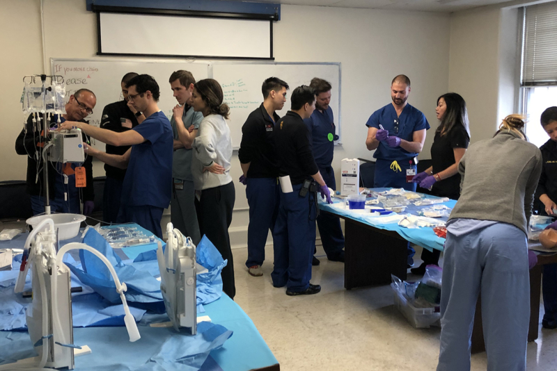 Surgical residents train to help as critical care nurses during pandemic