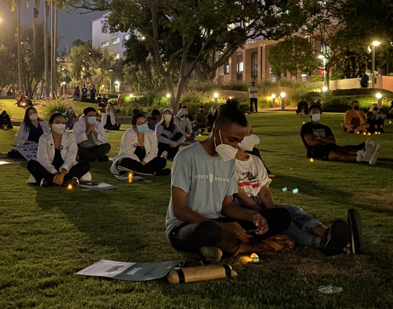 Attendees at Grand Park
