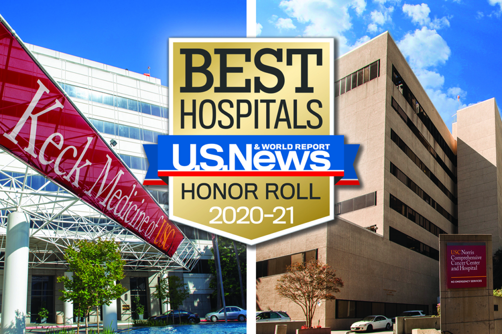 Keck Medical Center of USC named in U.S. News & World Report 202021