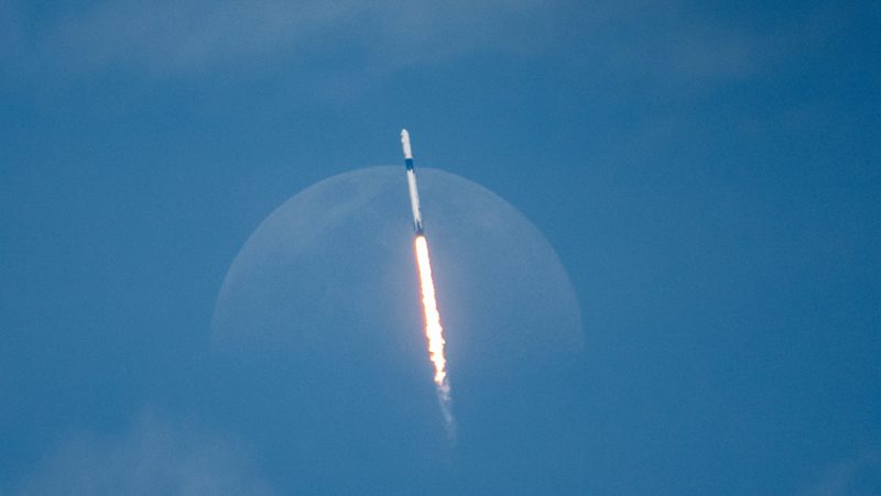 NASA/SpaceX Falcon 9 rocket launch with Bob Behnkin and Doug Hurley on May 30th, 2020 from Cape Canaveral, Florida.