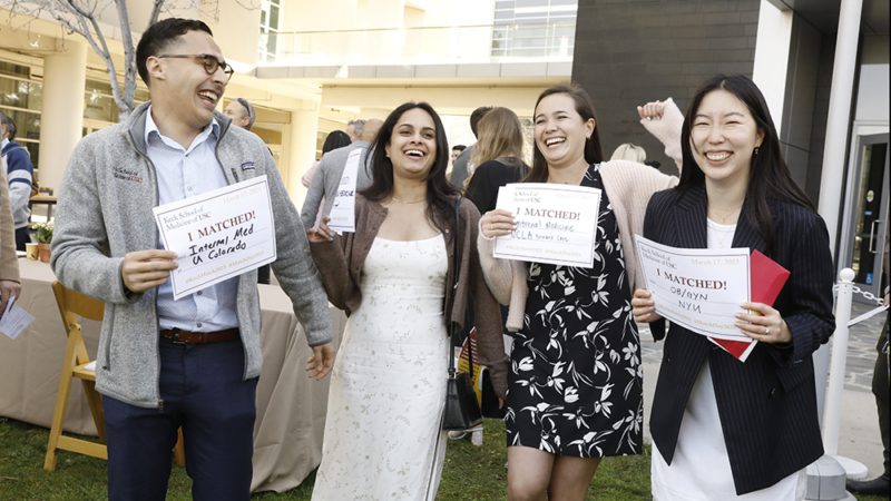 Keck School of Medicine students celebrate Match Day 2023.