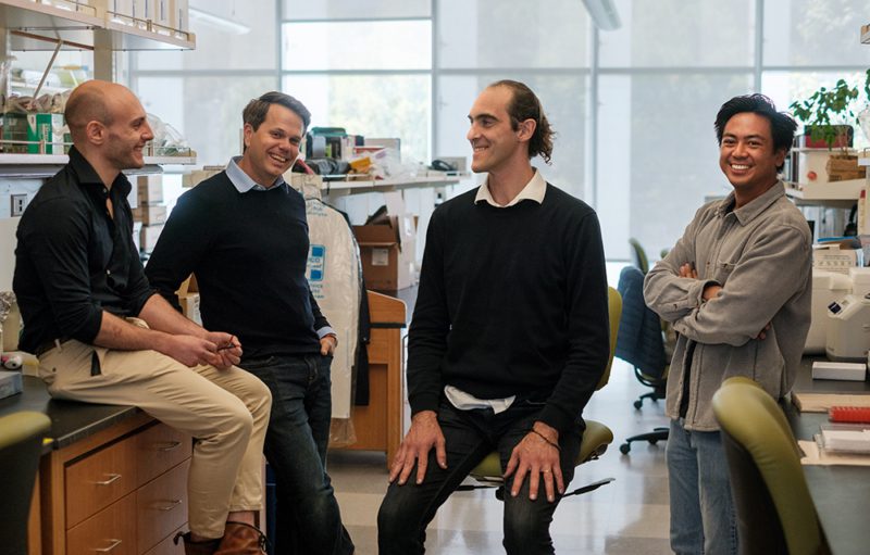 Group shot: From left, Fokion Glykofrydis, Nils Lindström, Leonardo Morsut, and Connor Fausto (Photo by Sergio Bianco)