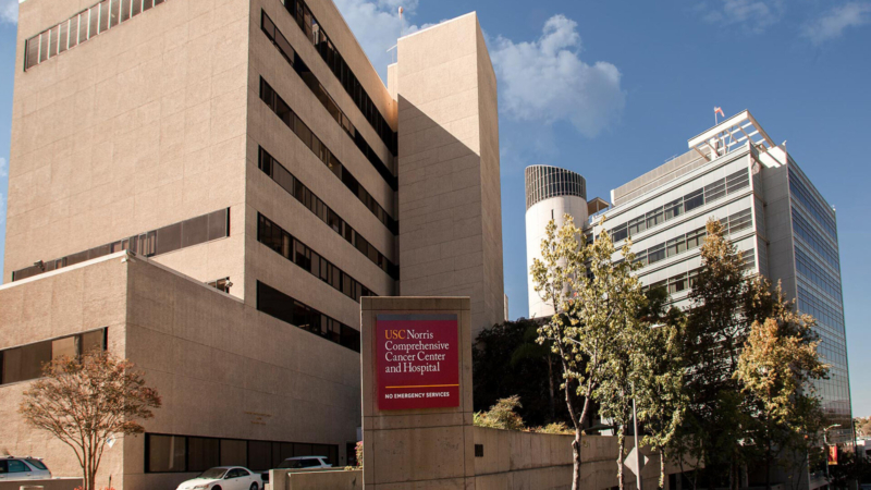 Photo of the Norris Comprehensive Cancer Center and Hospital